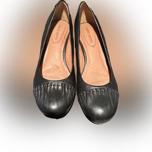Corso Como Cameo Black Calf Leather Pumps